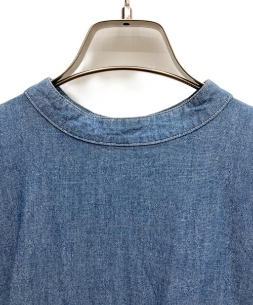 HYKE（ハイク）HYKE (ハイク) CHAMBRAY SUMMER DRESS ブルー サイズ:1の古着・服飾アイテム