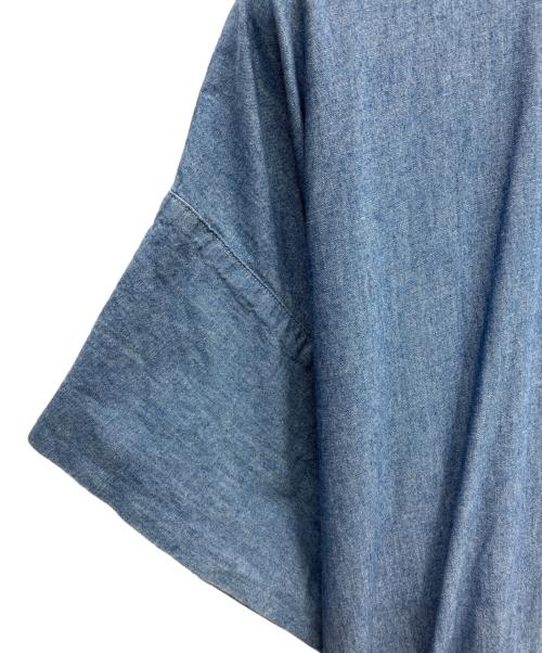HYKE（ハイク）HYKE (ハイク) CHAMBRAY SUMMER DRESS ブルー サイズ:1の古着・服飾アイテム