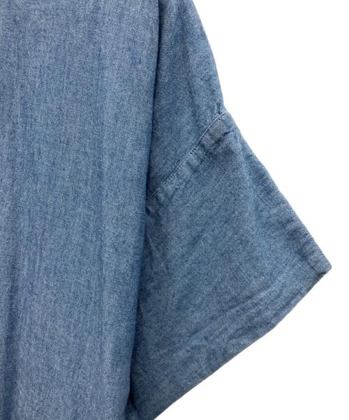 HYKE（ハイク）HYKE (ハイク) CHAMBRAY SUMMER DRESS ブルー サイズ:1の古着・服飾アイテム