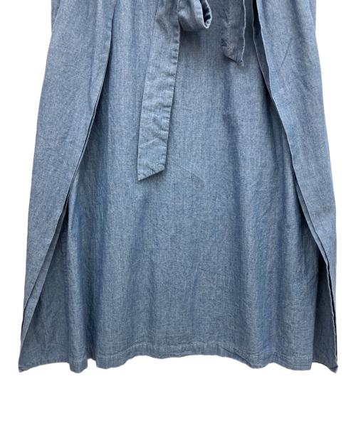 HYKE（ハイク）HYKE (ハイク) CHAMBRAY SUMMER DRESS ブルー サイズ:1の古着・服飾アイテム