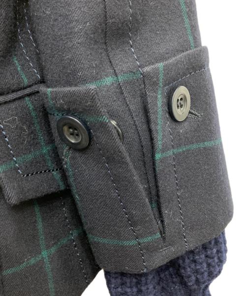 sacai（サカイ）sacai (サカイ) 2WAY異素材切替ジャケット ネイビー サイズ:1の古着・服飾アイテム