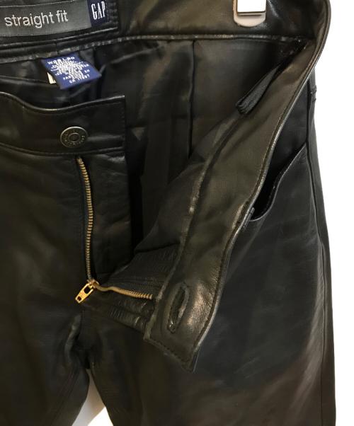 OLD GAP（オールドギャップ）OLD GAP (オールドギャップ) レザーパンツ ブラック サイズ:W29の古着・服飾アイテム