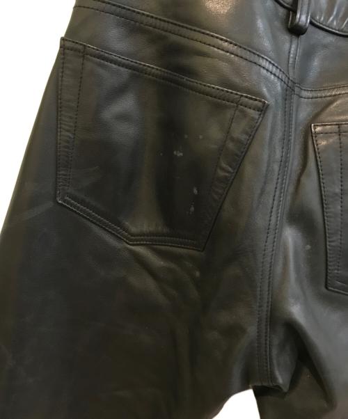 OLD GAP（オールドギャップ）OLD GAP (オールドギャップ) レザーパンツ ブラック サイズ:W29の古着・服飾アイテム