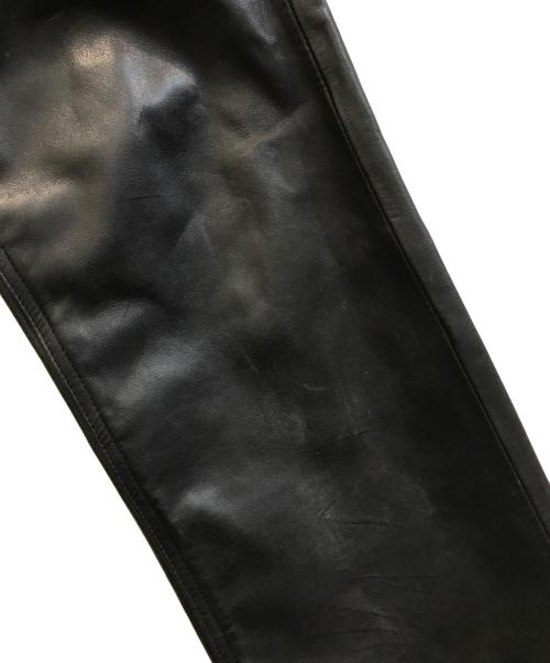 OLD GAP（オールドギャップ）OLD GAP (オールドギャップ) レザーパンツ ブラック サイズ:W29の古着・服飾アイテム