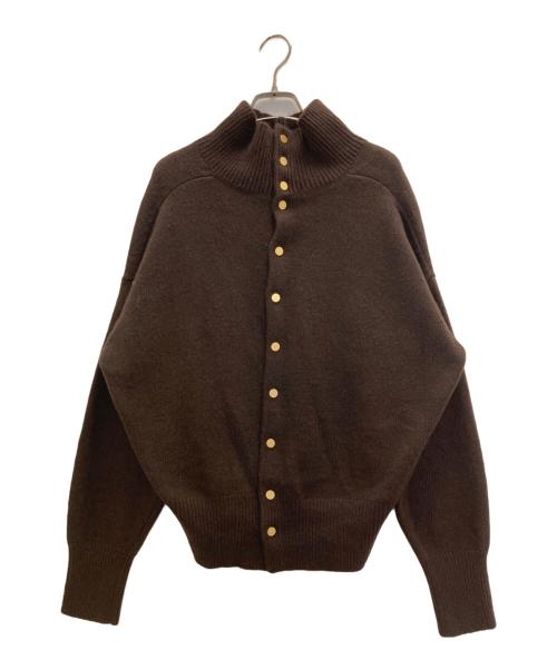 martinique（マルティニーク）martinique (マルティニーク) カシミヤミックスウールタートル ブラウン サイズ:FREEの古着・服飾アイテム