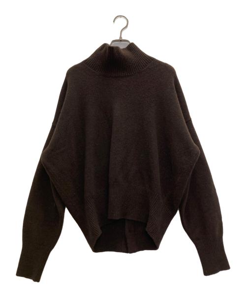 martinique（マルティニーク）martinique (マルティニーク) カシミヤミックスウールタートル ブラウン サイズ:FREEの古着・服飾アイテム