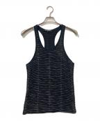RAF SIMONSラフシモンズ）の古着「スラッシュタンクトップ」｜ブラック