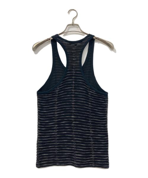 RAF SIMONS（ラフシモンズ）RAF SIMONS (ラフシモンズ) スラッシュタンクトップ ブラック サイズ:46の古着・服飾アイテム