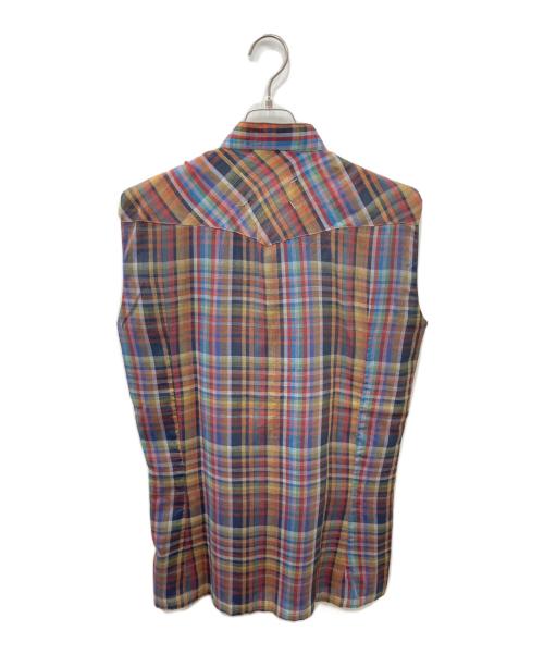 MARTIN MARGIELA 0 10（マルタン マルジェラ ゼロ テン）Martin Margiela 0 10 (マルタン マルジェラ ゼロ テン) リバーシブルノースリーブシャツ マルチカラー サイズ:2の古着・服飾アイテム