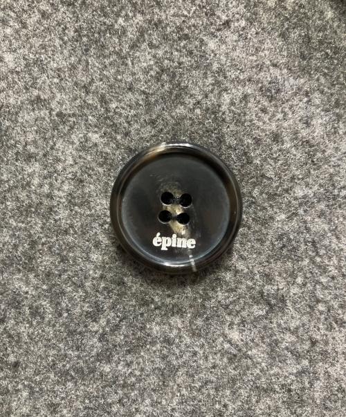 epine（エピヌ）epine (エピヌ) volume wool tailored coat gray グレー サイズ:FREEの古着・服飾アイテム