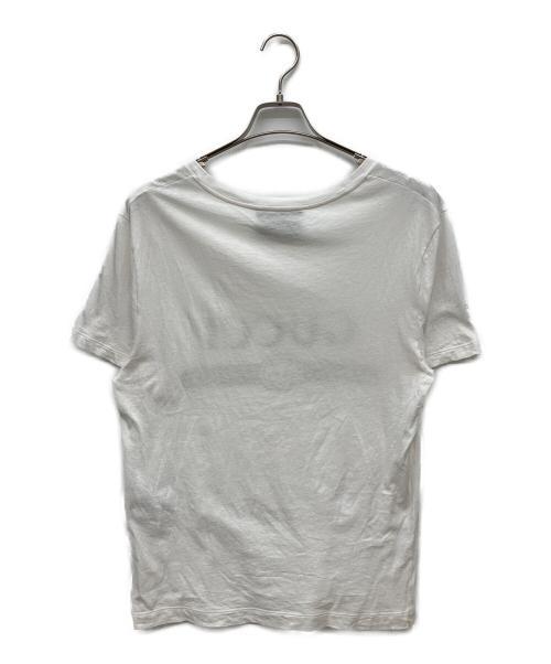 GUCCI（グッチ）GUCCI (グッチ) ロゴウォッシュド Tシャツ ホワイト サイズ:XSの古着・服飾アイテム