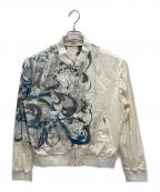 HERMESエルメス）の古着「ジップブルゾン」｜オフホワイト