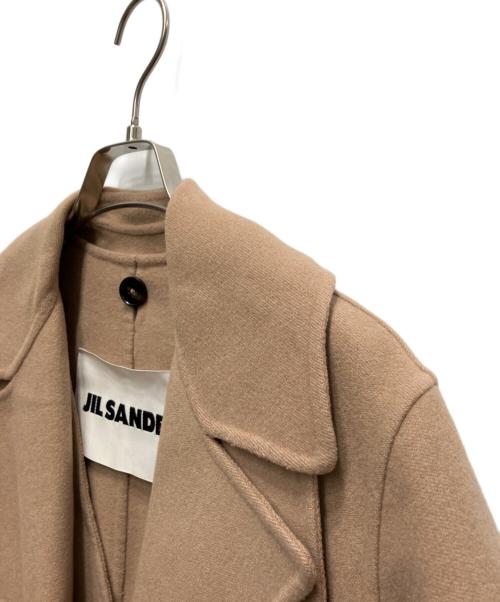 JIL SANDER（ジルサンダー）JIL SANDER (ジルサンダー) カシミヤレイヤードコート ベージュ サイズ:32の古着・服飾アイテム