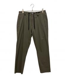 AOURE（アウール）の古着「フェザークロス セットアップパンツ」｜オリーブ
