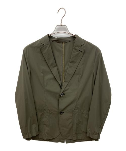 AOURE（アウール）AOURE (アウール) フェザークロス セットアップジャケット オリーブ サイズ:Lの古着・服飾アイテム