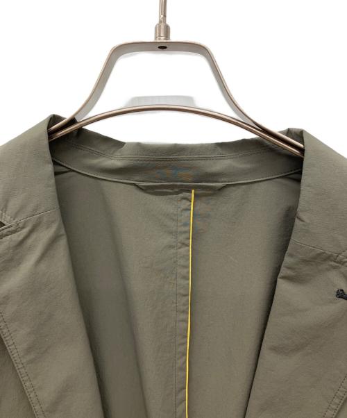 AOURE（アウール）AOURE (アウール) フェザークロス セットアップジャケット オリーブ サイズ:Lの古着・服飾アイテム