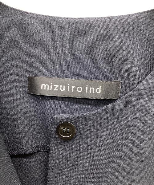 mizuiro-ind（ミズイロインド）mizuiro-ind (ミズイロインド) フロントフライコクーンジレ ネイビー サイズ:Freeの古着・服飾アイテム