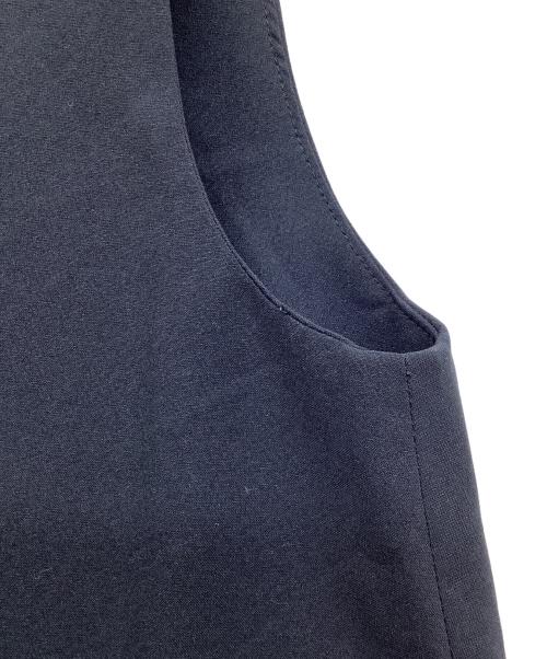 mizuiro-ind（ミズイロインド）mizuiro-ind (ミズイロインド) フロントフライコクーンジレ ネイビー サイズ:Freeの古着・服飾アイテム