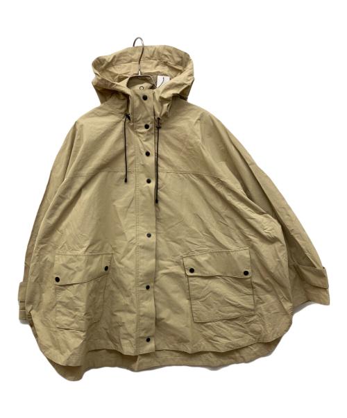 COCODEAL（ココディール）COCODEAL (ココディール) ポンチョフードブルゾン ベージュ サイズ:2 未使用品の古着・服飾アイテム