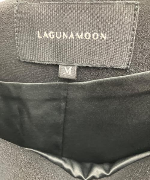 LAGUNA MOON（ラグナムーン）LAGUNA MOON (ラグナムーン) Ladyアシンメトリーフレアードレス ブラック サイズ:Mの古着・服飾アイテム