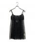 MAISON SPECIAL（メゾンスペシャル）の古着「Tulle Ribbon Camisole Dress」｜ブラック