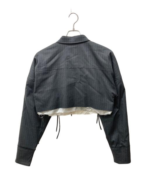 HEELAL（ヘラル）HEELAL (ヘラル) Iceberg flower shirt jacket チャコールグレー サイズ:FREEの古着・服飾アイテム