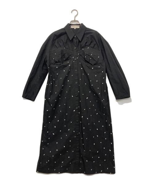 AKIRA NAKA（アキラナカ）AKIRA NAKA (アキラナカ) シャツワンピース ブラック サイズ:1の古着・服飾アイテム