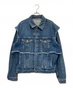 JOHN LAWRENCE SULLIVANジョン ローレンス サリバン）の古着「再構築デニムジャケット」｜インディゴ
