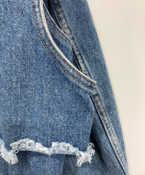 JOHN LAWRENCE SULLIVAN（ジョン ローレンス サリバン）JOHN LAWRENCE SULLIVAN (ジョン ローレンス サリバン) 再構築デニムジャケット インディゴ サイズ:46の古着・服飾アイテム