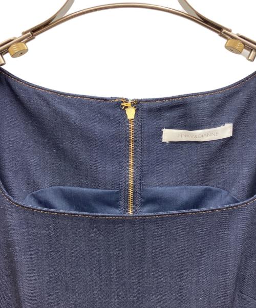 Pinky & Dianne（ピンキーアンドダイアン）Pinky & Dianne (ピンキーアンドダイアン) デニムワンピース インディゴ サイズ:36の古着・服飾アイテム