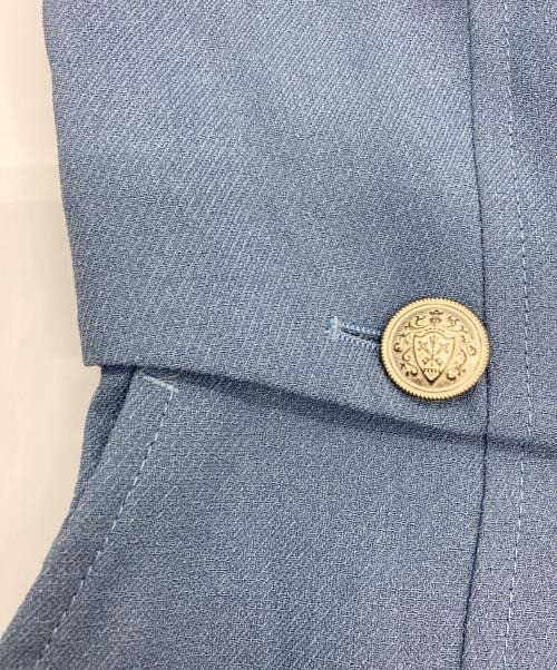 Pinky & Dianne（ピンキーアンドダイアン）Pinky & Dianne (ピンキーアンドダイアン) ボタンアクセントワンピース ライトブルー サイズ:36の古着・服飾アイテム