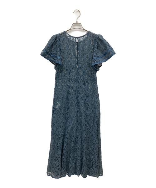 JILL STUART（ジルスチュアート）JILL STUART (ジルスチュアート) スモールフラワーレースドレス ブルー サイズ:2の古着・服飾アイテム