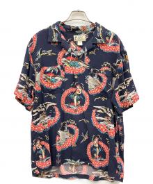 RRL（ダブルアールエル）の古着「トロピカルキャンプシャツ」｜ネイビー