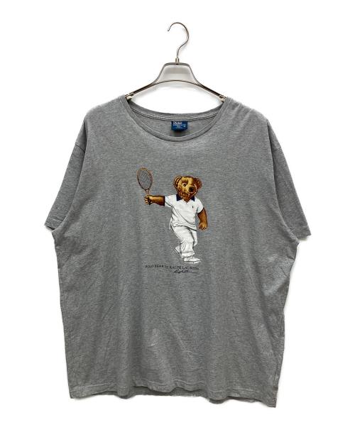 POLO RALPH LAUREN（ポロ・ラルフローレン）POLO RALPH LAUREN (ポロ・ラルフローレン) ポロベアTシャツ グレー サイズ:XLの古着・服飾アイテム