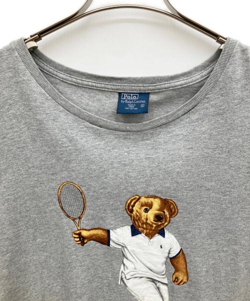 POLO RALPH LAUREN（ポロ・ラルフローレン）POLO RALPH LAUREN (ポロ・ラルフローレン) ポロベアTシャツ グレー サイズ:XLの古着・服飾アイテム