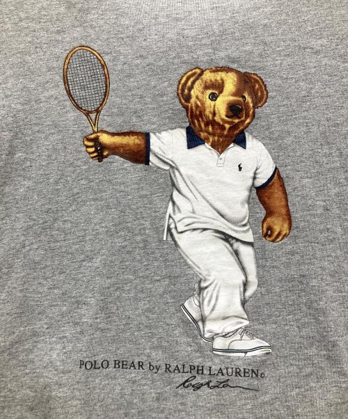 POLO RALPH LAUREN（ポロ・ラルフローレン）POLO RALPH LAUREN (ポロ・ラルフローレン) ポロベアTシャツ グレー サイズ:XLの古着・服飾アイテム