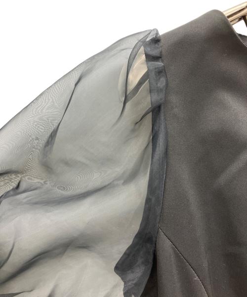 Ameri（アメリ）Ameri (アメリ) SHEER PUFF SLEEVE DRESS ブラック サイズ:Ｓの古着・服飾アイテム