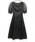 Ameri（アメリ）の古着「SHEER PUFF SLEEVE DRESS」｜ブラック