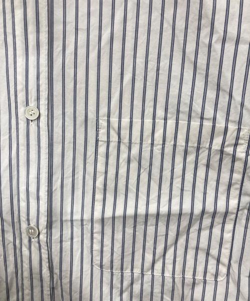 JOSE MOON（ジョゼムーン）JOSE MOON (ジョゼムーン) STRIPE SHIRT/ストライプシャツ アイボリー×ブルー サイズ:FREEの古着・服飾アイテム