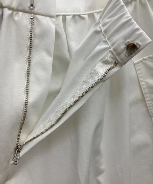 UNITED ARROWS（ユナイテッドアローズ）UNITED ARROWS (ユナイテッドアローズ) カーゴギャザースカート ホワイト サイズ:36の古着・服飾アイテム