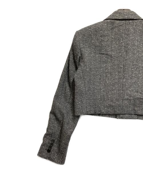 Spick and Span（スピック＆スパン）Spick and Span (スピック＆スパン) ツィードクロップドジャケット グレー サイズ:SIZE 38の古着・服飾アイテム