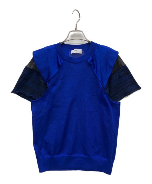 TOGA PULLA（トーガ プルラ）TOGA PULLA (トーガ プルラ) Sheer knit top ブルー サイズ:36の古着・服飾アイテム
