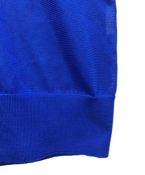 TOGA PULLA（トーガ プルラ）TOGA PULLA (トーガ プルラ) Sheer knit top ブルー サイズ:36の古着・服飾アイテム