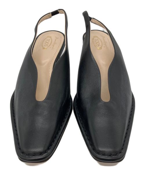 Mame Kurogouchi（マメクロゴウチ）Mame Kurogouchi (マメクロゴウチ) TOD'S (トッズ) ミュール ブラック サイズ:36の古着・服飾アイテム