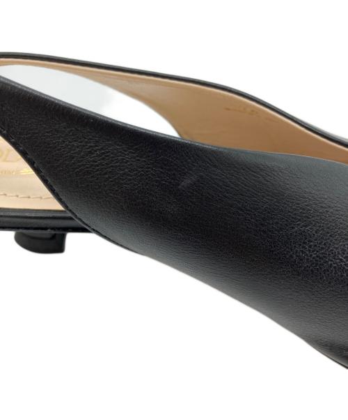 Mame Kurogouchi（マメクロゴウチ）Mame Kurogouchi (マメクロゴウチ) TOD'S (トッズ) ミュール ブラック サイズ:36の古着・服飾アイテム