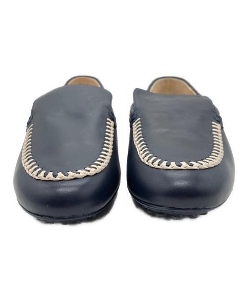 TOD'S（トッズ）TOD'S (トッズ) mame kurogouchi (マメクロゴウチ) モカシン ネイビー サイズ:37の古着・服飾アイテム