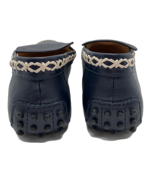 TOD'S（トッズ）TOD'S (トッズ) mame kurogouchi (マメクロゴウチ) モカシン ネイビー サイズ:37の古着・服飾アイテム
