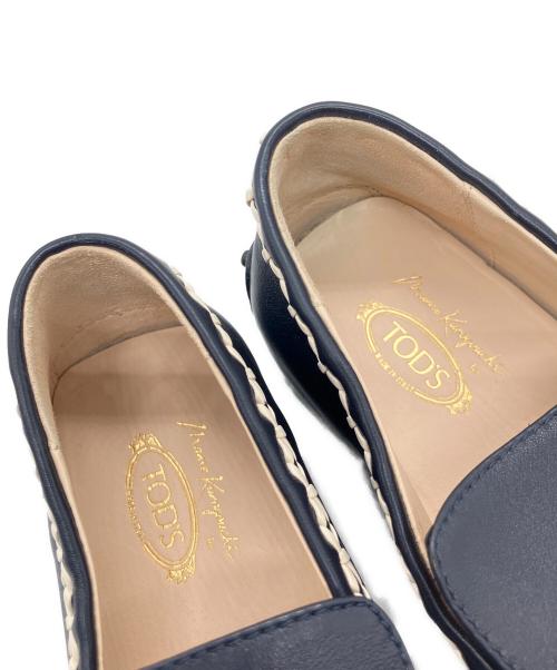 TOD'S（トッズ）TOD'S (トッズ) mame kurogouchi (マメクロゴウチ) モカシン ネイビー サイズ:37の古着・服飾アイテム