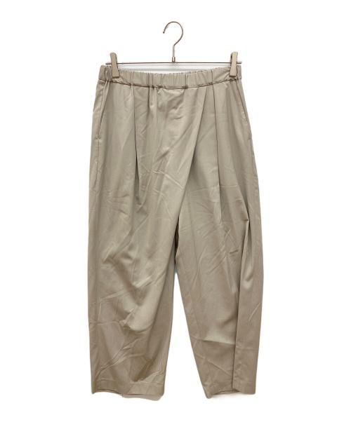 mizuiro-ind（ミズイロインド）mizuiro-ind (ミズイロインド) ラップライクワイドパンツ グレー サイズ:FREEの古着・服飾アイテム