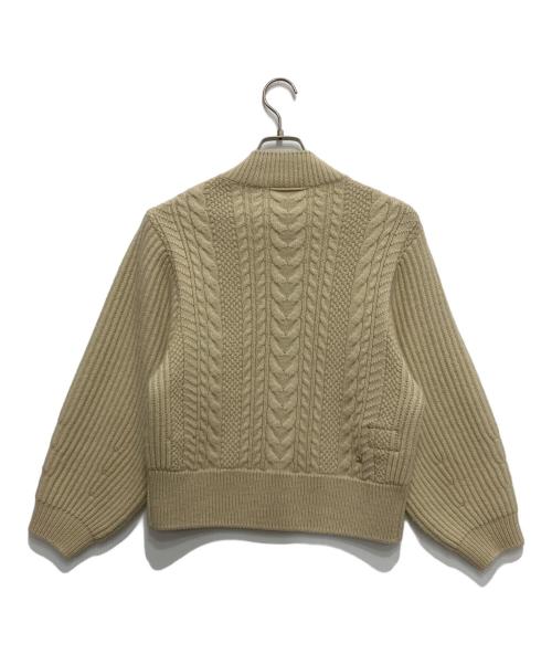 45R（フォーティファイブ・アール）45R (フォーティファイブ・アール) USモーのアランカーディガン アイボリー サイズ:表記なしの古着・服飾アイテム